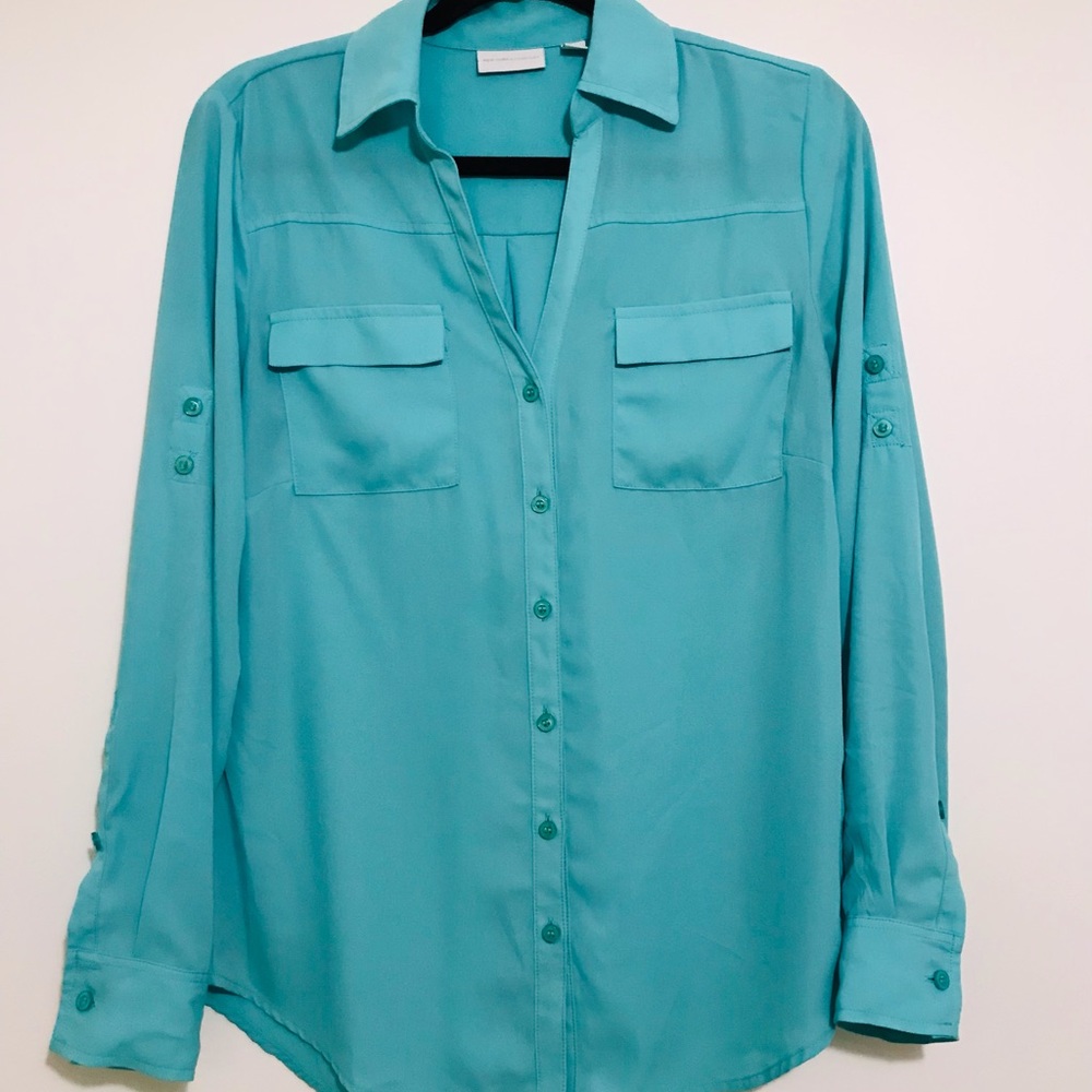 New York & Co. Button Down Blouse